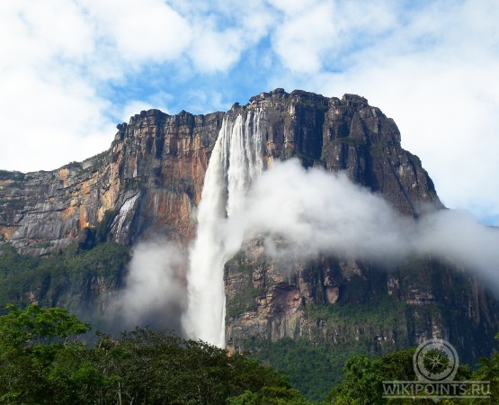 Водопад Анхель на wikipoints.ru