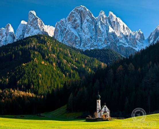 Доломитовые Альпы на wikipoints.ru