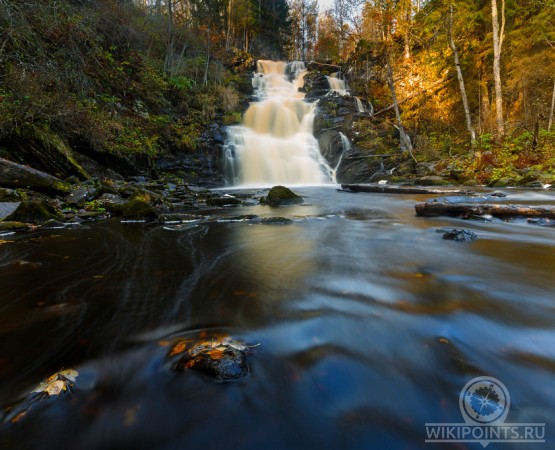 Водопад Юканкоски на wikipoints.ru