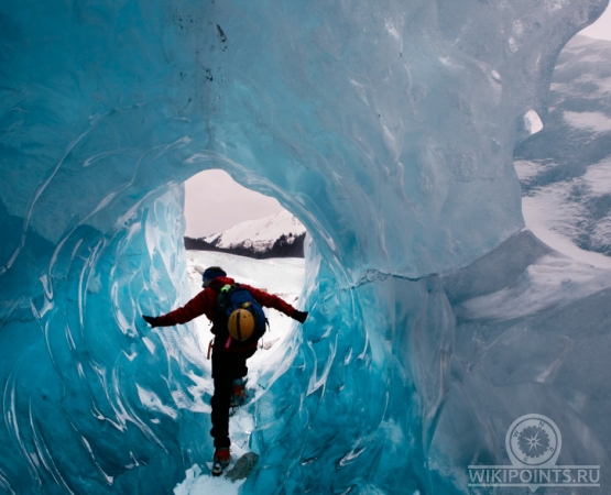 Ледяные пещеры Менденхолл на wikipoints.ru