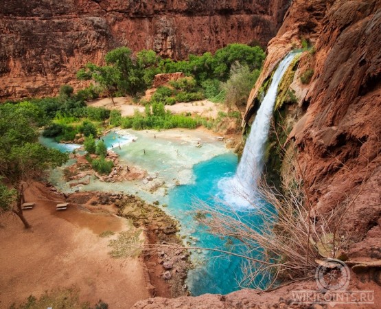 Водопад Хавасу на wikipoints.ru