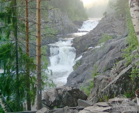 Водопад Кивач на wikipoints.ru