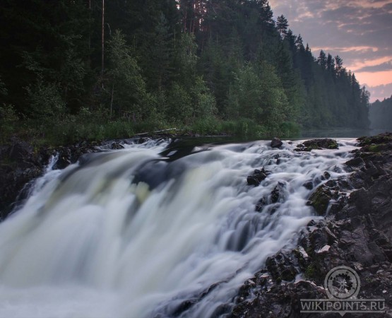 Водопад Кивач на wikipoints.ru
