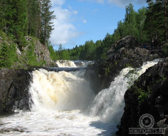 Водопад Кивач на wikipoints.ru