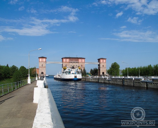 Шлюзы Рыбинского гидроузла на wikipoints.ru