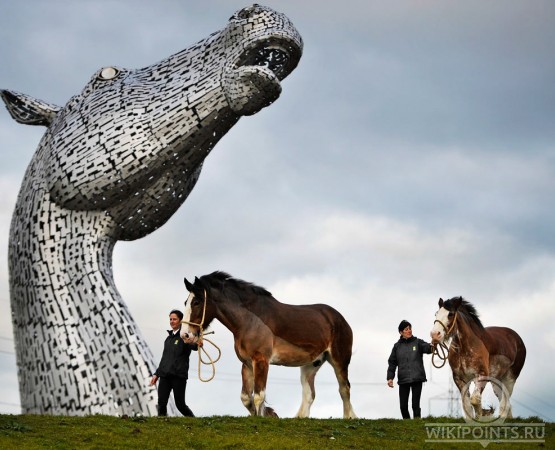 Скульптуры Келпи на wikipoints.ru