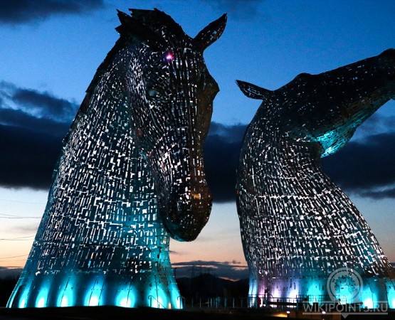 Скульптуры Келпи на wikipoints.ru