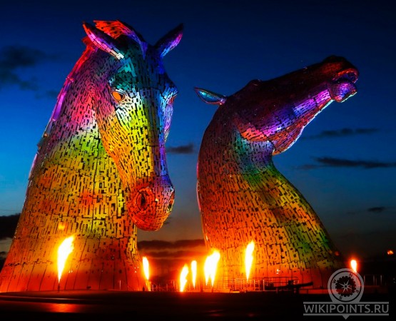 Скульптуры Келпи на wikipoints.ru