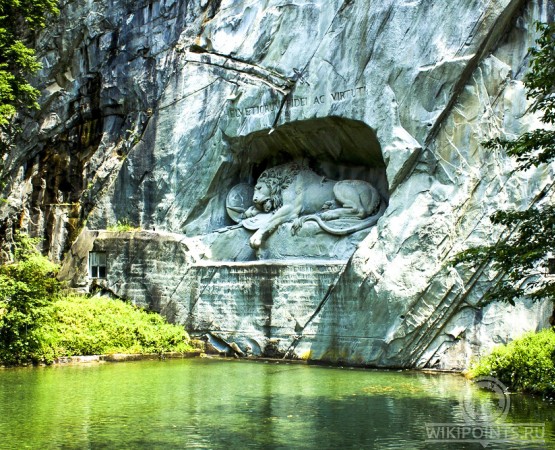 Умирающий лев на wikipoints.ru