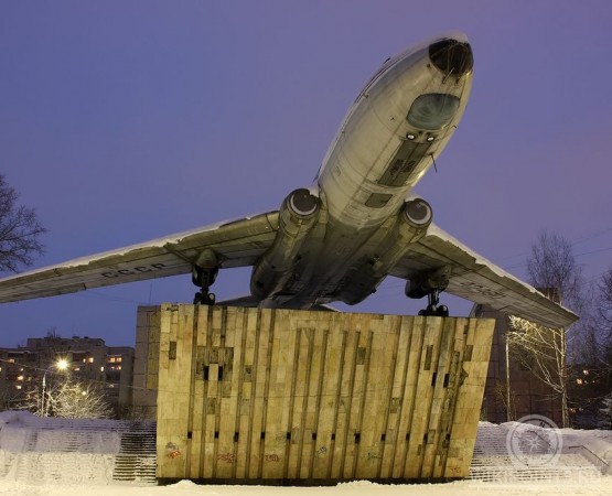 Самолет Ту-104А на wikipoints.ru