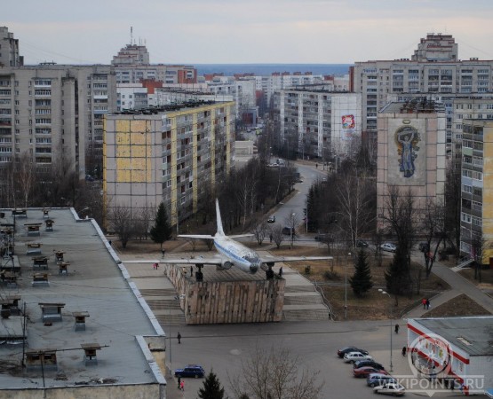 Самолет Ту-104А на wikipoints.ru