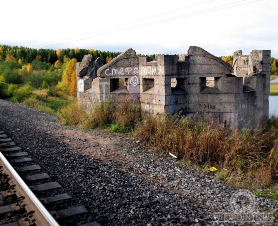 Блокгауз у моста через реку Илас на wikipoints.ru