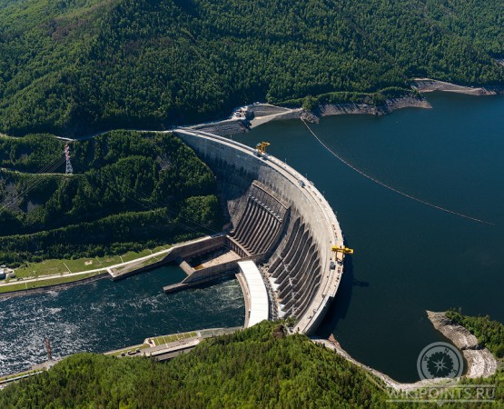 Саяно-Шушенская гидроэлектростанция на wikipoints.ru