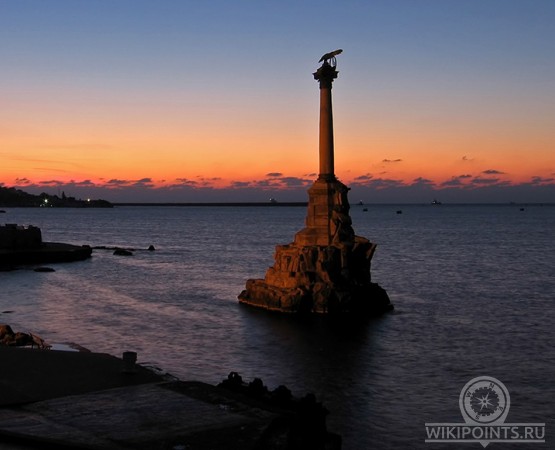Памятник затопленным кораблям на wikipoints.ru