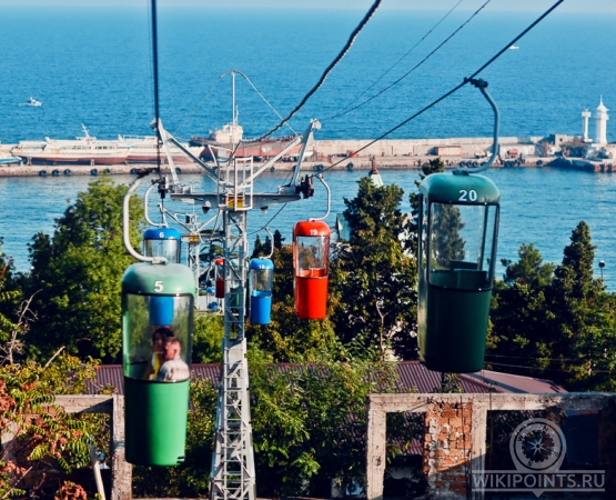 Канатная дорога Ялта — Горка на wikipoints.ru