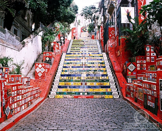 Лестница Селарона (Escadaria Selarón) на wikipoints.ru