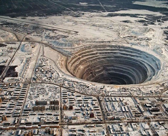 Алмазный карьер «Мир» на wikipoints.ru