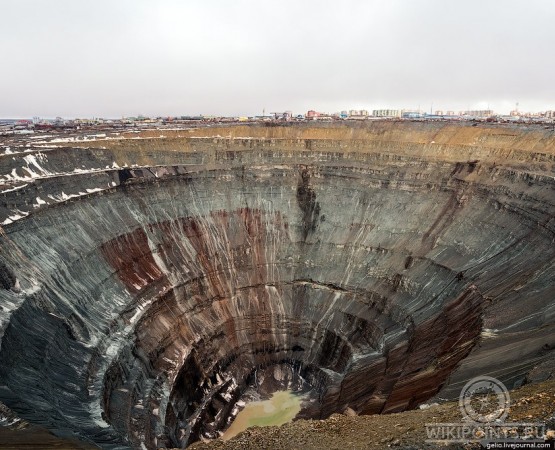 Алмазный карьер «Мир» на wikipoints.ru