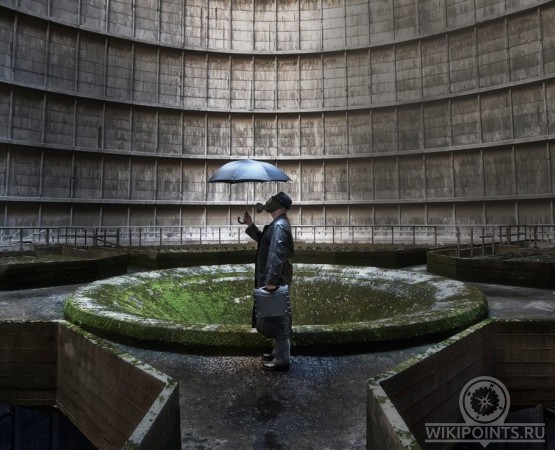 Заброшенная градирня на wikipoints.ru