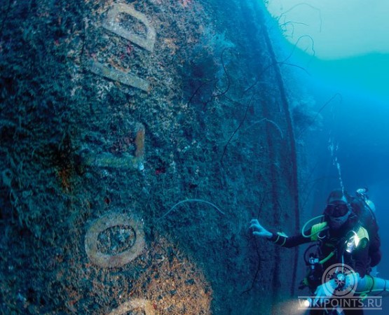 Затонувший корабль Президент Кулидж на wikipoints.ru