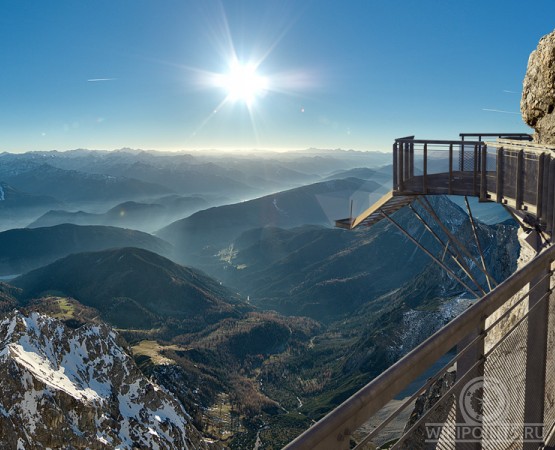 Мост на леднике Дахштайн на wikipoints.ru