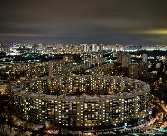 Первый круглый дом в Москве на wikipoints.ru