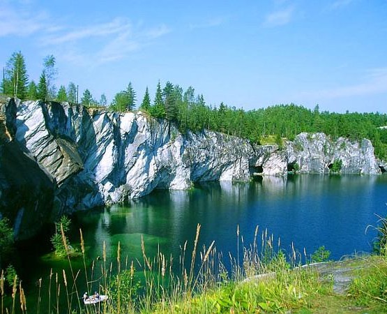 Затопленный мраморный карьер на wikipoints.ru