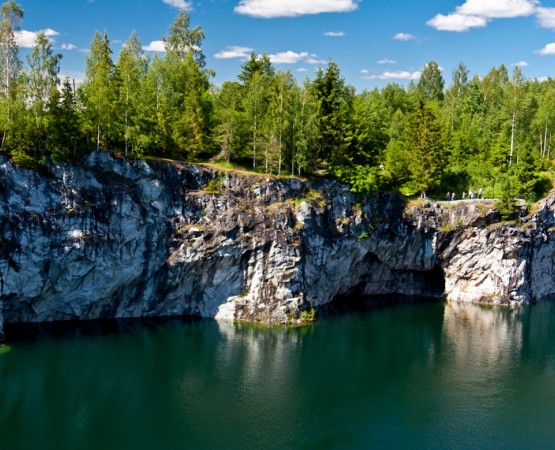 Затопленный мраморный карьер на wikipoints.ru