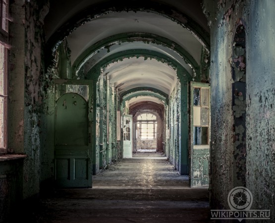 Заброшенный госпиталь Белиц-Хайльштеттен на wikipoints.ru