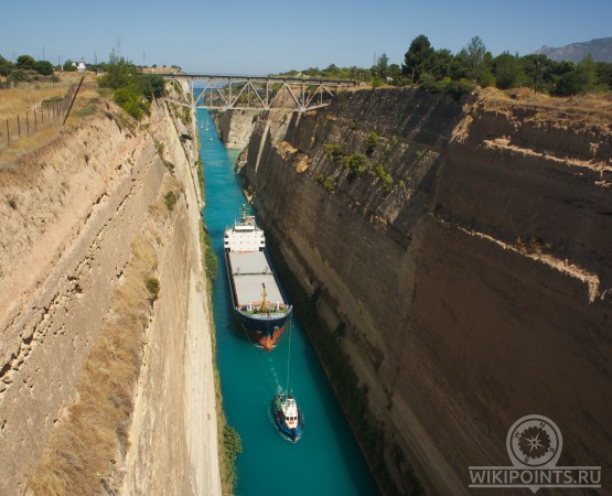 Коринфский канал на wikipoints.ru