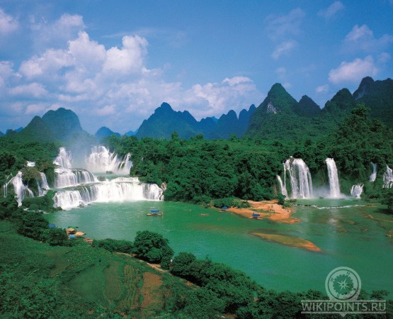 Водопад Дэтянь на wikipoints.ru