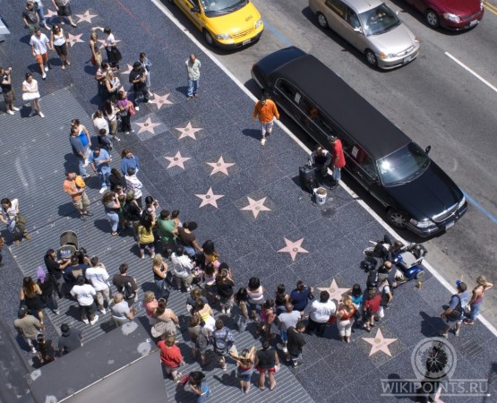 Голливудская аллея славы на wikipoints.ru