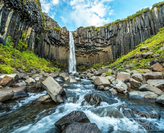 Водопад Свартифосс на wikipoints.ru