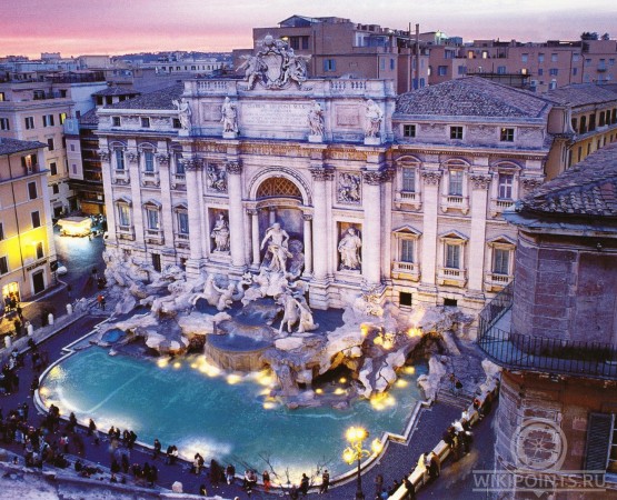 Фонтан Треви на wikipoints.ru