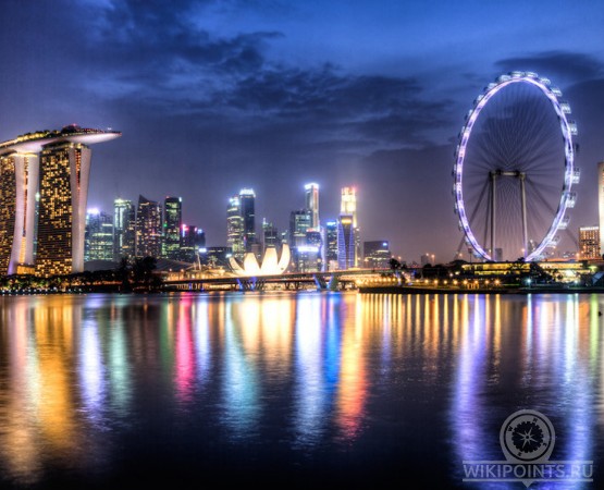 Сингапурское колесо обозрения на wikipoints.ru