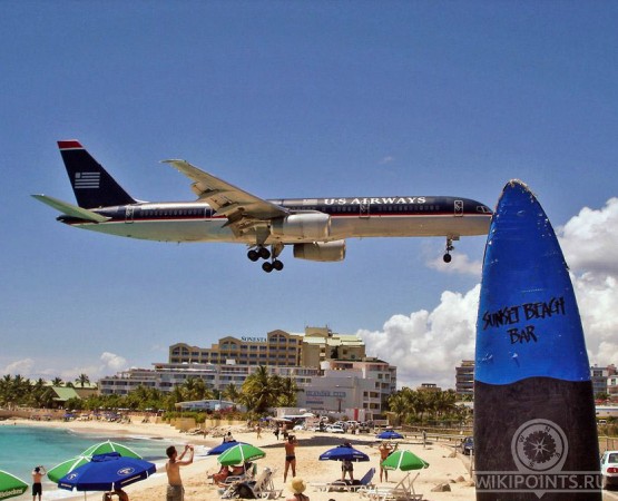 Пляж Махо на wikipoints.ru