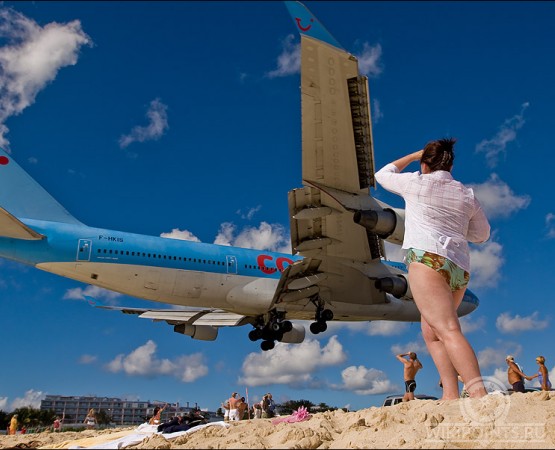 Пляж Махо на wikipoints.ru