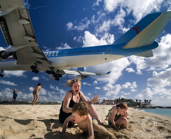 Пляж Махо на wikipoints.ru