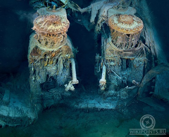 Примерное место гибели Титаника на wikipoints.ru