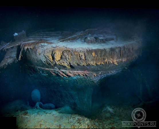 Примерное место гибели Титаника на wikipoints.ru