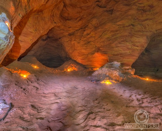Оредежские пещеры на wikipoints.ru
