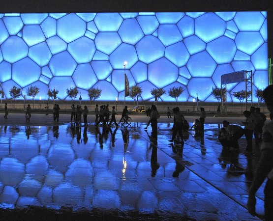 Пекинский национальный плавательный комплекс на wikipoints.ru