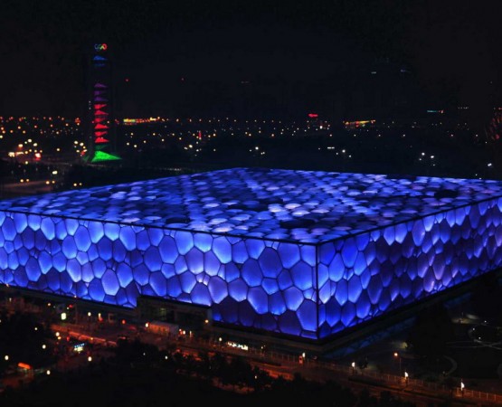 Пекинский национальный плавательный комплекс на wikipoints.ru