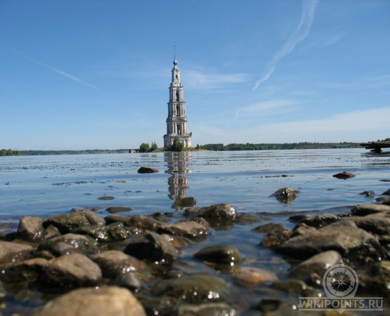 Колокольня затопленного собора Николая Чудотворца на wikipoints.ru