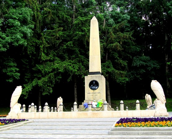 Место дуэли Лермонтова на wikipoints.ru