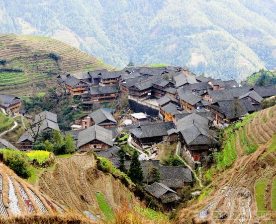Рисовые террасы Лунцзи на wikipoints.ru