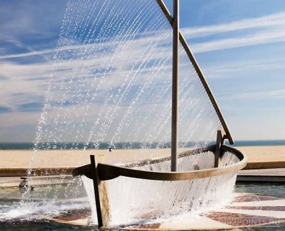 Фонтан-лодка на wikipoints.ru