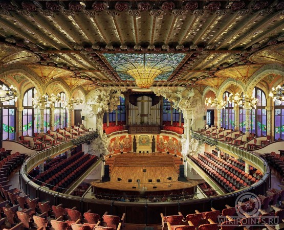 Дворец каталонской музыки на wikipoints.ru