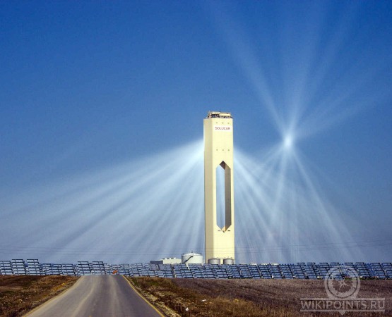 Солнечная электростанция Gemasolar на wikipoints.ru