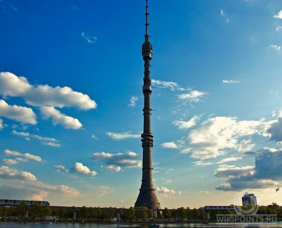 Останкинская телебашня на wikipoints.ru